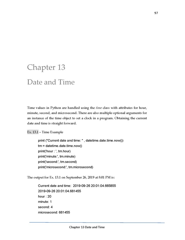 Python Programming: Basics to Advanced Concepts Advanced Programming Workshop - Page 97
